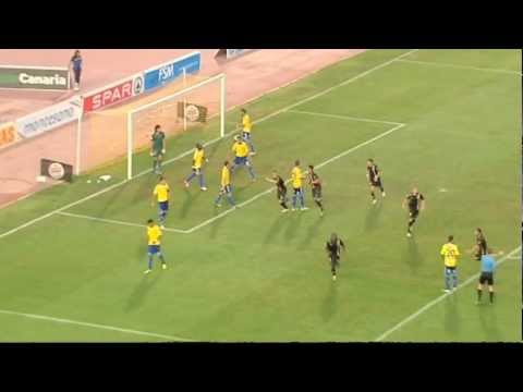 Gol de Oriol Riera (1-3) en el UD Las Palmas - AD Alcorcón Jornada 4