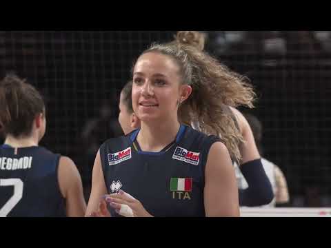Gaia Giovannini VNL 2024 Italian volleyball players | Volleyball Moments