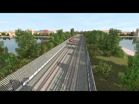 TRS19 - German High Speed (Fictional) - Double Overtake