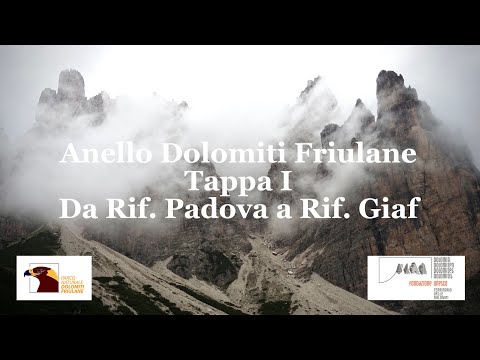 Anello Dolomiti Friulane - Tappa I - Da Rif. Padova a Rif. Giaf