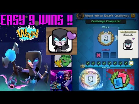 EASY 9 WINS!! - NIGHT WITCH DRAFT CHALLENGE ! 15 BEST TIPS TO GET EASY WINS IN DRAFT CHALLENGE