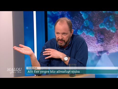 Björn Olsen: Därför blir fler unga blir svårt sjuka i corona - Malou Efter tio (TV4)