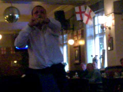 Arran Lee Meldrum singing Love Shack in Tavern Part 1