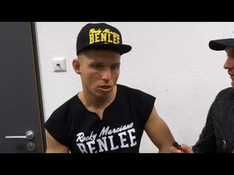 Бой Вживую, Бой и Интервью с Профисиональным Боксёром Sergej Wotschel, VladVader.