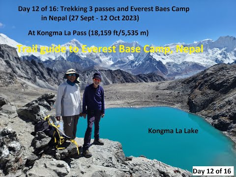 Dia 12 de 16, trekking 3 passes e acampamento base do Everest no Nepal (27 de setembro a 12 de outubro de 2023)