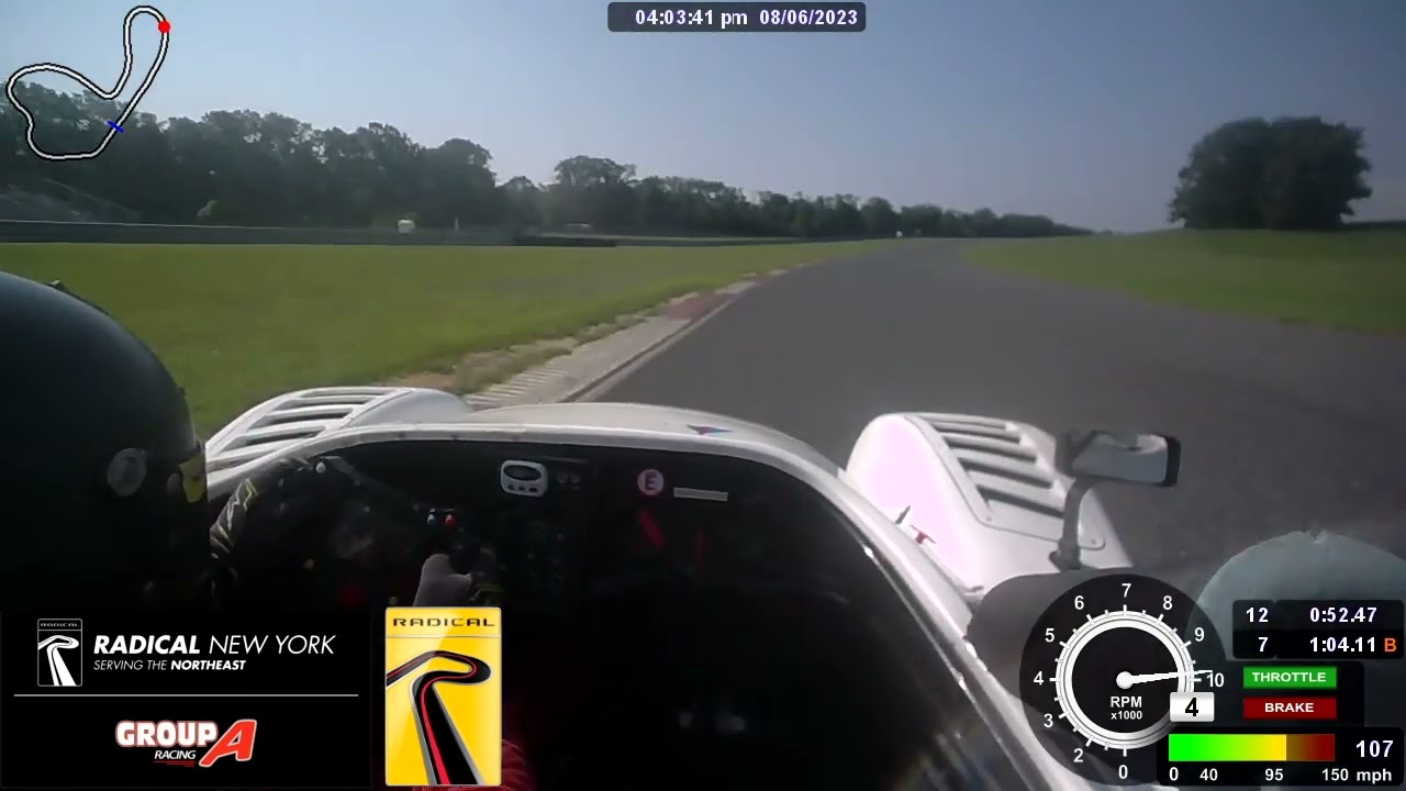 The Driver’s Eye is Onboard a Radical SR3XX 1500 at NJMP 1 The Driver’s Eye is Onboard a Radical SR3XX 1500 at NJMP
