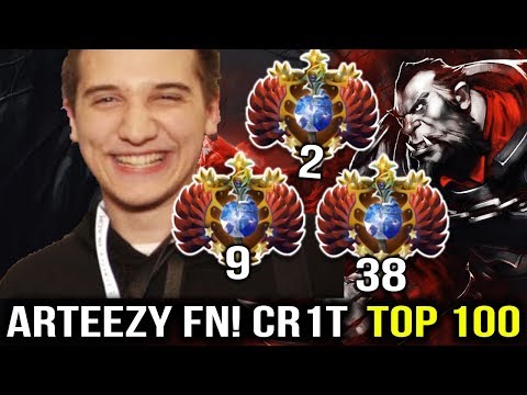 Arteezy Fn! vs Cr1t - Top 100 Divine Rank Warfare Dota 2