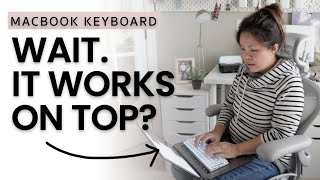 Keyboard That Sits On Your Macbook Pro - NuPhy NuType F1 Keyboard