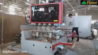 MÁY LÀM MỘNG ÂM CNC 5 đầu YOM-5D Yowcherng Đài Loan