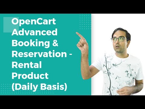 OpenCart Advanced Booking & Reservation | Rental Product(Daily Basis)