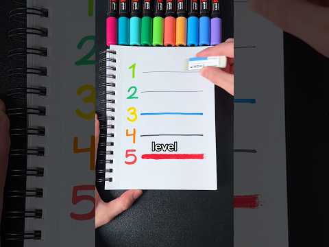 World’s Strongest Eraser VS 5 Levels… (#shorts)