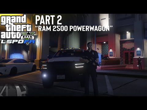 GTA 5 LSPDFR (PLAY AS A COP) #2 | RAM 2500 POWERWAGON!