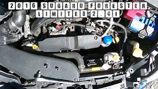 2016 Subaru Forester Serpentine Belt Replacement