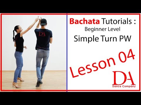 Bachata Tutorial 04: Simple Turn PW | Beginners by Marius&Elena
