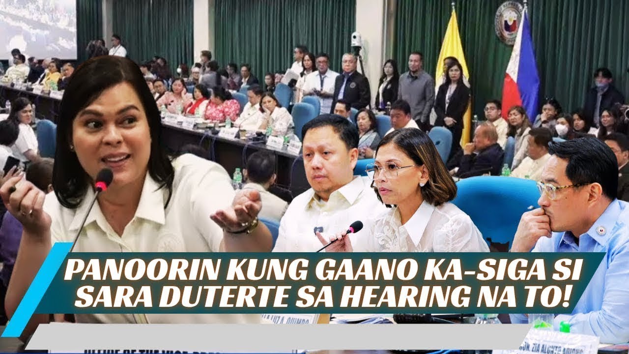 VP Sara Duterte Nakipag Bardagulan sa mga Congressman