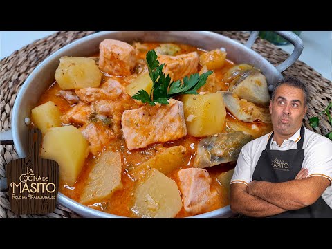 Marmitako de salmón receta fácil y muy jugosa