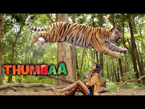 Thumbaa Movie Scenes | Keerthi Pandian and vilagers save the tiger | Darshan | KPY Dheena