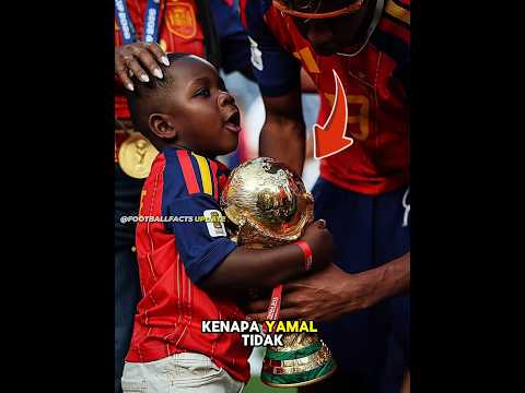 Kenapa Adik Yamal Di Biarkan Mencorat-Coret Trofi Piala Dunia 😱
