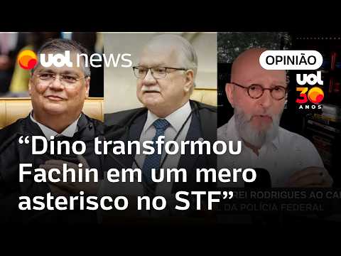 Dino não atropelou apenas Mendonça, mas também trombou com Fachin ao reintegrar Andrei à PF | Josias