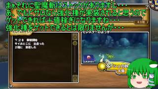 「DQモンパレ実況」ゆっくり達の最強パレード育成日記　竜神王などを狙っての1日1しもふり探検　6日目