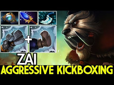 ZAI [Tusk] Very Aggressive Kickboxing Crazy Scepter Gameplay 7.25 Dota 2