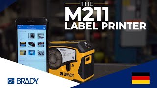 Design. Preview. Print. All from your phone. Brady Corporation’s new M211 Label Printer is a lightweight, sturdy and wearable device that prints both pre-sized and continuous labels to identify cables and components. 