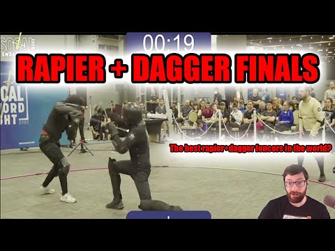 Socal Swordfight 2025: Rapier + Dagger Finals (Rob Childs vs Aryck Copley