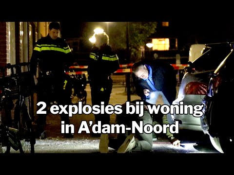 Twee explosies bij woning in Amsterdam