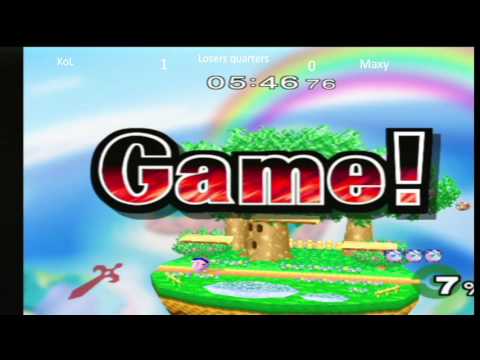 Christmas Carnage '16 - maXy (Puff) vs KoL (Marth) Melee Losers Quarters