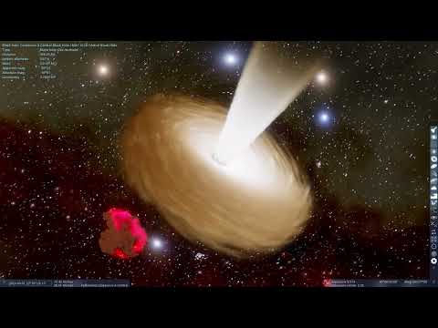Space Engine | Centaurus A | NGC 5128 | Galaxy | Super Massive Black Hole