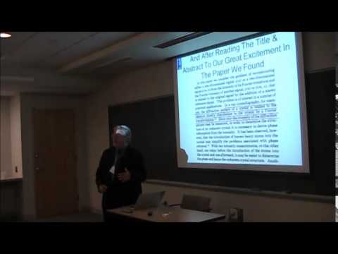 Prof. Aaron Lewis presents "Addressing the inverse problem of imaging"