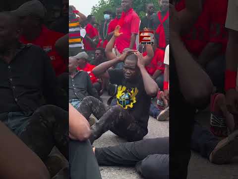 “Free our TikTokers” - NPP Protesters’ Placards Reflected