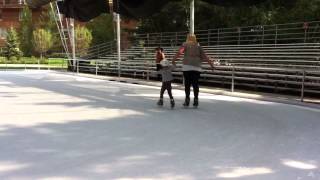 preview picture of video 'Ice Skating - Sun Valley 2012'