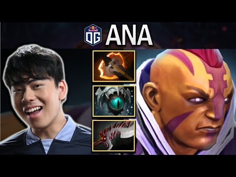 OG.ANA SMURF ANTI-MAGE WITH SKADI-BATTLEFURY - DOTA 2 PRO GAMEPLAY