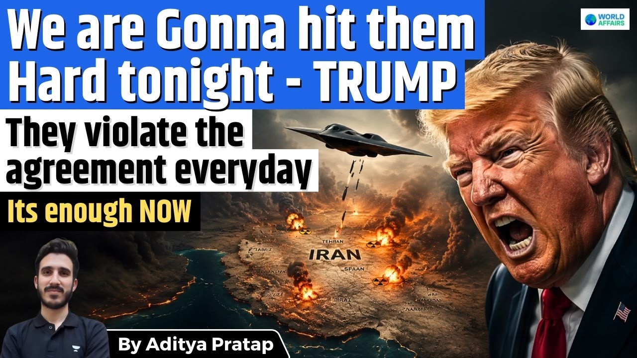 US-Iran War Escalates Again? Trump Threatens Massive Strike & Kharg Island Seizure