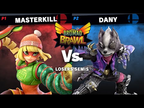 Bromad Brawl #1 Losers Semis - MasterKill (Min Min) vs Dany (Wolf)