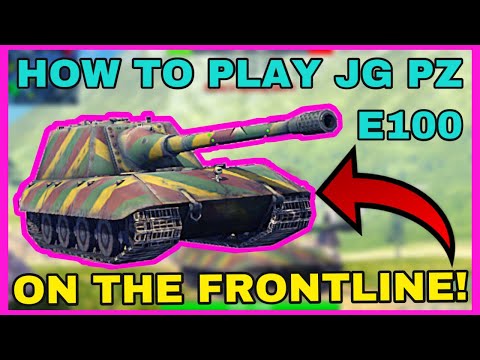 WOTB | 🔥 HOW TO PLAY JG PZ E100 SUPER AGGRESSIVE! 😱