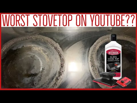 How to Clean a Glass Stove Top With a Razor | Getting Rid of My Ugly Rings On My Stove