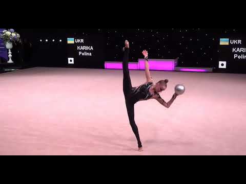 Polina Karika Ball Final 34,567 GOLD - International Tournament "Miss Valentine 2023"