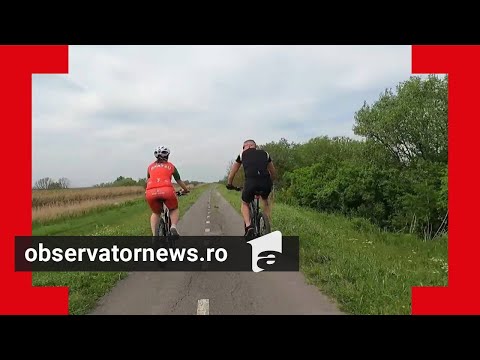 Pista de biciclete care leagă Timişoara de Serbia crapă peste tot