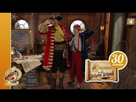 📖🦜 30 minuten Piet Piraat en de Scheve School! | Compilatie 3️⃣0️⃣