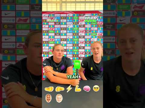 BUILD A PLAYER with England Lionesses Grace Clinton & Keira Walsh 🧱🏴󠁧󠁢󠁥󠁮󠁧󠁿 #england