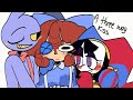 A Three Way Kiss FunnyBunnyDoll Jax X Ragatha X Pomni
