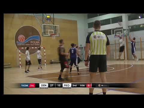 Skrót: PKO Bank Polski vs Dentons - II Liga Warszawa - 16.11 - Koszykarska Liga Biznesu