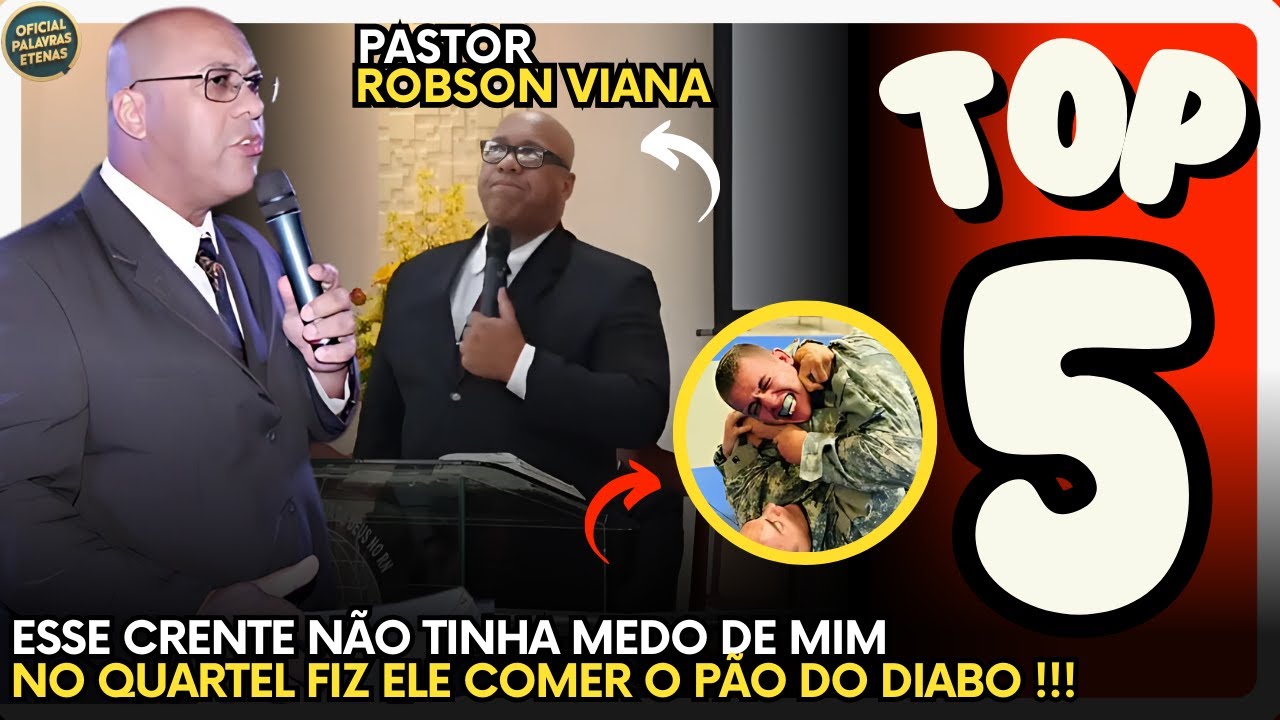 5️⃣ Testemunhos fortes do 👉Pastor Robson Viana!👈 Deus vai falar 5 vezes no seu coração🔥