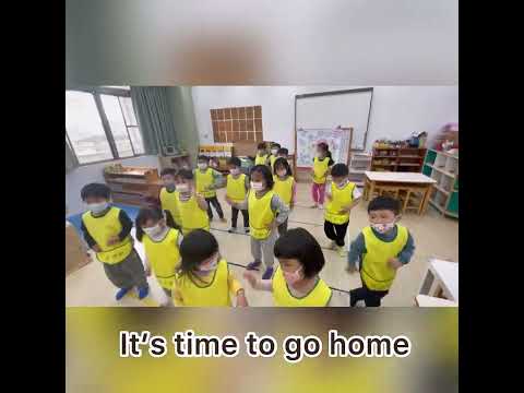 Nova cidade de Taipei Tamsui District Tamsui National Elementary School Afiliada ao jardim de infância Aula de inglês Adeus Canção para crianças