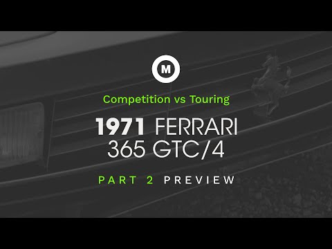 Thumbnail for Ferrari ‘Competition' vs ‘Touring' - Part 2: 1971 Ferrari 365 GTC/4 'Touring' (Preview) by Ferrari 365 GTC/4