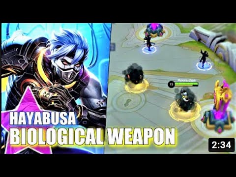Hayabusa Biological Weapon Perfect Plays  by Starlight Skin - Top Global Hayabusa - Sin Savage- MLBB