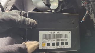 How To Remove Body Control Module BCM Chevy Acadia Traverse