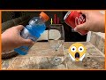 Blue Gatorade Coca Cola Experiment